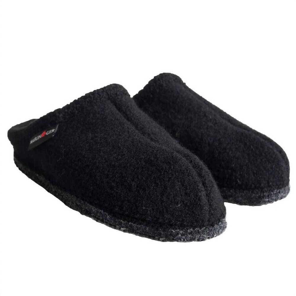 NEW HAFLINGER unisex - as slippers in black